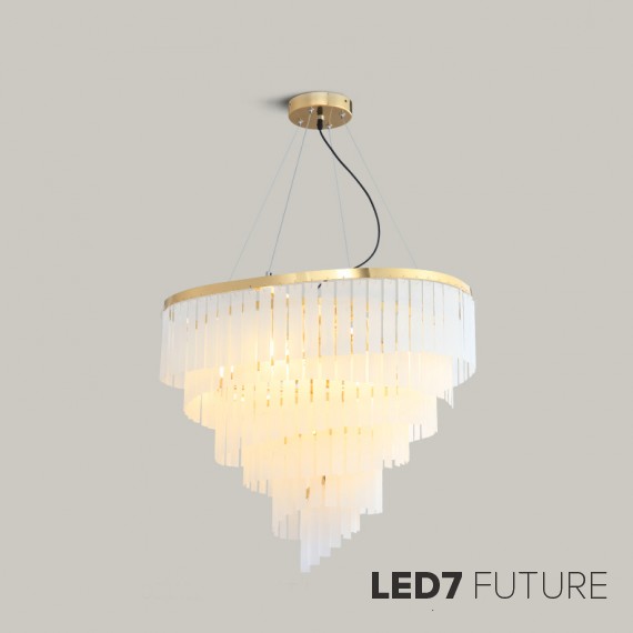 Loft Industry Modern - Wave Chandelier